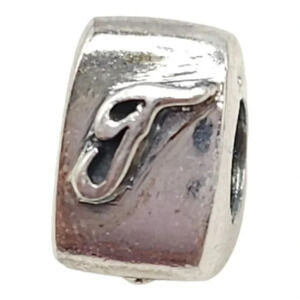 Tara’s Diary Initial T Bead Made in Ireland Sterling NOS Celtic Trinity Knot